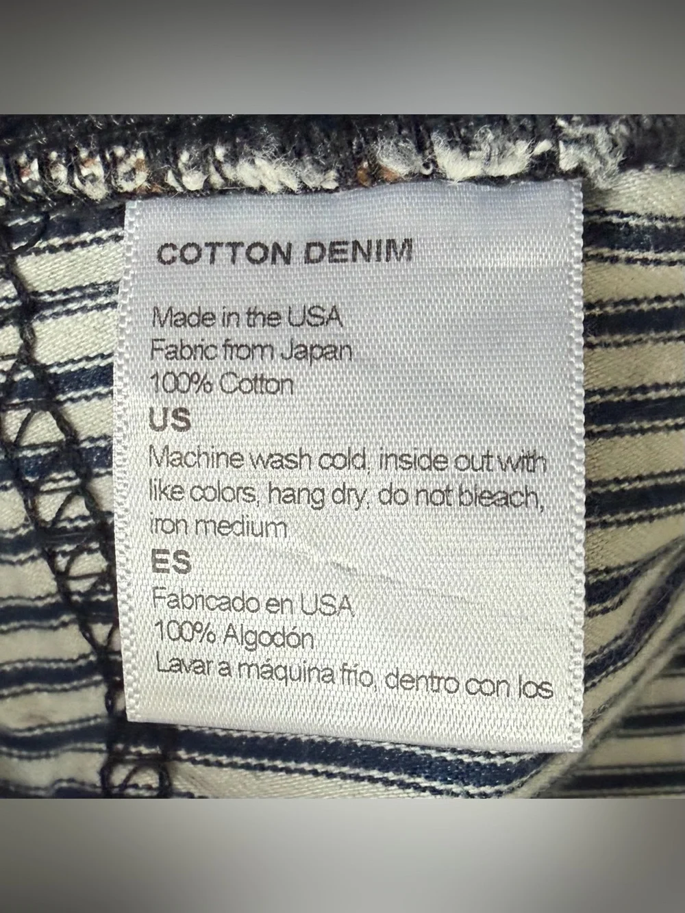 Freenote Cloth Mens Wilkes Western Cut Japanese Selvedge Denim Jeans Sz 35 Black